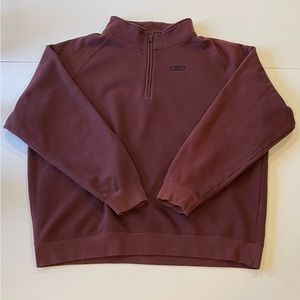 00s Reebok Quarter-zip Sweatshirt size XL